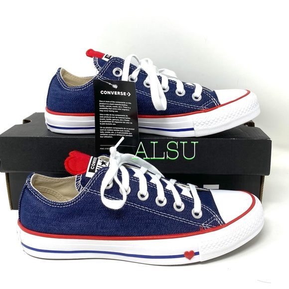 Converse Ctas Canvas Low Top Indigo Blue Women’s - Picture 8 of 14